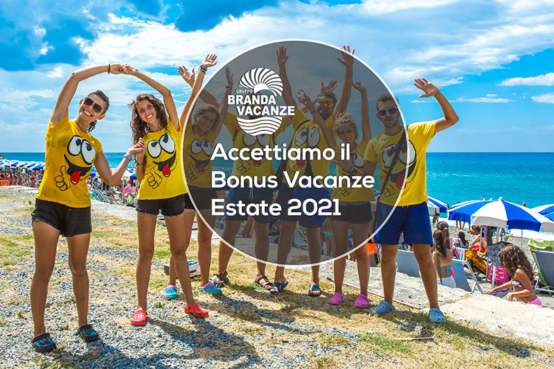 Accettiamo il Bonus Vacanze Estate 2021
